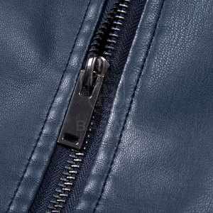 Classic Leather <b>Jacket</b> With Soft Lining Zipper Closure <b>Winter</b> Fashion <b>Jacket</b> For Streetwear Outdoor And Export Business - Product Image 6