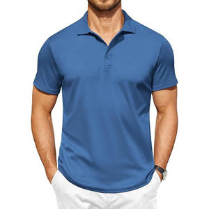 Camisa Casual de Verano para Hombre, Poliéster/Algodón, 220 g/m², Color Sólido, Cómoda, Estampado Digital, Lavada, Manga Corta - Product Image 6