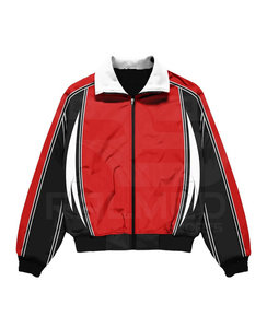 Ensemble de survêtement unisexe color block avec veste zippée à manches longues et short, séchage rapide, style sportif, coupe-vent, idéal pour le printemps - Product Image 2