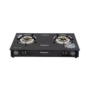 KANGAROO New Model Dual-Cooker Gas Cooktop Piezoelectric Ceramic Ignition <b>Plastic</b> Surface 1 Year Warranty Tabletop Use Household - Product Image 1