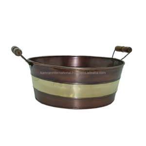 Lot de 3 jardinières au design de luxe en métal de qualité standard pour la maison, le jardin et le restaurant, accessoires de plantes florales - Product Image 2