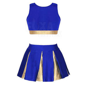 Uniforme de cheerleading à bas prix de haute qualité en uniformes de cheerleading en polyester 100% en stock - Product Image 2