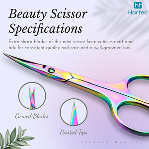 Ciseaux à cuticules professionnels de haute précision à lame fine et pointue, en acier inoxydable, personnalisables, pour salon de manucure - Product Image 3