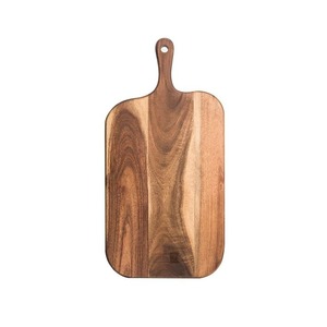 Tabla de servir de madera de acacia de primera calidad, tabla de quesos duradera para la mesa de cocina, tabla de cortar con mango. - Product Image 3