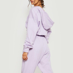 2026 High Stretchable Fashion Clothing <b>Crop</b> <b>Top</b> Hoodie For Women Custom Made Oversized Pullover Cropped Hood Ladies - Product Image 2