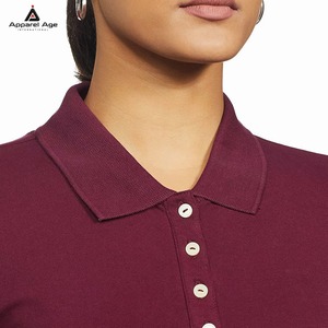 Nouveau design, qualité supérieure, polo femme uni, personnalisable, polos de golf de haute qualité pour la vente en gros, vêtements de bureau pour femmes - Product Image 2