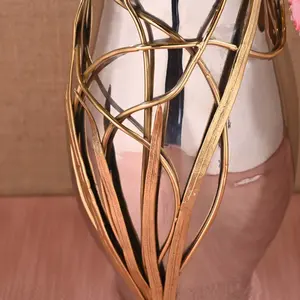 Nouveauté 2026 : Vase à fleurs en fer forgé fait main, design côtier écologique, décoration intérieure moderne de luxe, vente en gros, export Zahid - Product Image 4