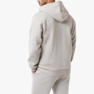 Ensemble de survêtement en coton de haute qualité pour homme, sweat-shirt à capuche et pantalon de jogging, fermeture éclair, 2 pièces - Product Image 6