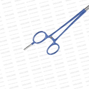Pinzas Monopolares Aisladas Adson, Manuales, 7-1/4" (18.5cm), Curvas, Hemostáticas, para Coagulación, Cirugía Plástica de Senos y Cuello, Vaslcare - Product Image 5