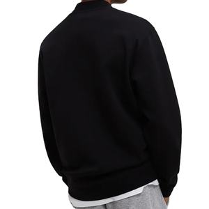 OEM personalizado blanco liso sudaderas de gran tamaño 100% algodón francés Terry gota hombro cuello redondo sudaderas con capucha precio barato - Product Image 3