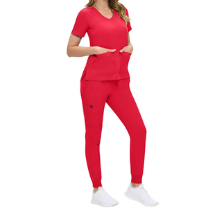 Tenues Médicales Unisexe : Ensembles de Blouses et Pantalons d'Hôpital en Tissu Spandex/Polyester Tissé pour Infirmières - Product Image 4
