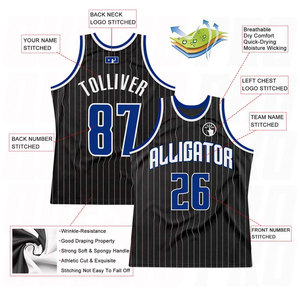 Camiseta de Baloncesto Personalizada con Rayas Blancas y Negras, Blanca Real, Auténtica, Sin Logotipo, Uniforme de Equipo en Blanco, Transpirable, de Secado Rápido, Sublimada - Product Image 2