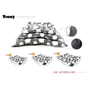 Cama para mascotas Yommy, tapete de algodón y lana para perros, juego de 3 piezas, tallas S, M, L para perros - Product Image 3