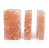 Briques de sel rose de l'Himalaya sculptées à la main, écologiques, pour murs intérieurs de bureaux, taille personnalisée, haute qualité