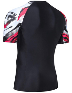 Rashguard Unisex Personalizado al por Mayor, Protección UV, Alto Rendimiento, Sublimación, Compresión, Poliéster, Fabricación en Fábrica, OEM - Product Image 2
