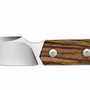 Cuchillos de caza hechos a mano con hoja fija y mango de madera marrón, hoja de acero afilada, cuchillos para acampar al aire libre, senderismo y bushcraft. - Product Image 4
