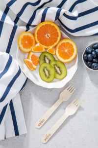 Precio de Fábrica, Gran Venta, 6.3 Pulgadas, FSC ® Tenedor de Madera de Magnolia Conifera Biodegradable Certificado para Catering y Comida para Llevar - Product Image 4