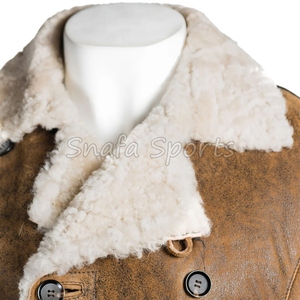 Customizable Men's Winter <b>Jacket</b> Genuine Sheepskin Bomber Leather Multi-Color <b>Thin</b> Long with Custom Logo Leather <b>Jacket</b> - Product Image 3