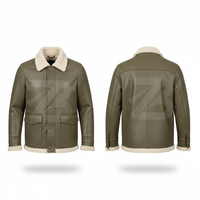 Veste en cuir véritable pour homme, doublée de fourrure, imperméable, réversible, respirante, coupe-vent, style motard, col rabattable, fermeture éclair