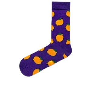 Chaussettes mi-mollet unisexes de haute qualité en Spandex/Coton, respirantes, écologiques, tricotées, motif géométrique, design anime joyeux - Product Image 2