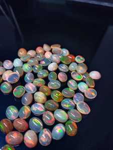 Natural Ethiopian Fire <b>Opal</b> Cabochon Gemstone Wholesale Loose <b>Opal</b> For Jewelry Making 1 Carat Avg - Product Image 2