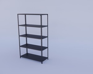 Étagère d'entrepôt en acier métallique à 5 niveaux, capacité de charge de 200 à 500 kg, protection contre la corrosion, installation sans boulons pour le stockage en garage - Product Image 2