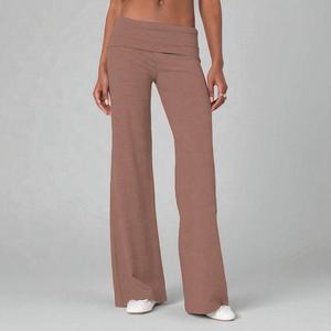 Leggings de yoga sans couture pour femme, couleur unie, ultra doux, respirants, séchage rapide, taille haute en V, collants athlétiques pour l'entraînement et la gym - Product Image 2