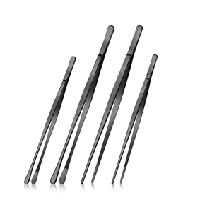 High Grade Stainless Steel 20 cm <b>Kitchen</b> Tweezers Extra Long Sushi Tweezers For Chef - Product Image 4