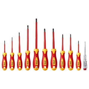 11-Piece Professional Electrical Insulated Screwdriver <b>Set</b> 1000V Insulated Electrician <b>Tool</b> <b>Set</b> Magneti Professional <b>Tool</b> <b>Set</b> - Product Image 1