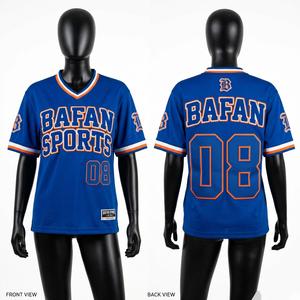 เสื้อฟุตบอลตาข่ายโพลีเอสเตอร์ระบายอากาศได้ดี 160 GSM สีเหลืองดำ ลายดาวที่แผงไหล่ พร้อมปักโลโก้ทีมตามสั่ง แฟชั่นเสื้อฟุตบอล - Product Image 2