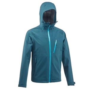 Custom Fashion Men's Winter Windbreaker Solid Fleece Hoodie <b>Jacket</b> Zipper Digital Printing Lightweight Cotton Waterproof Front - Product Image 1
