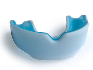 Protège-dents en silicone double couche bleu et blanc, équipement de sport protecteur pour la boxe, léger, moulable, utilisation universelle pour adultes - Product Image 2