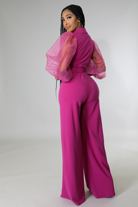 Combinaison courte décontractée pour femme, respirante, écologique, avec cordon de serrage à la taille, légère, confortable, en polyester/coton, une pièce - Product Image 3