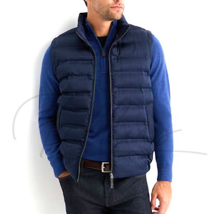 Veste matelassée pour homme fabriquée en usine, vente en gros, fermeture éclair intégrale, logo personnalisé, style streetwear - Product Image 4