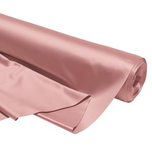 Tissu en polyester satiné rose gold de luxe pour vêtements, ameublement, textile de maison, décoration de mariage et accessoires de mode - Product Image 1