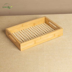 ถาดไม้ไผ่แบบกดขึ้นรูป ดีไซน์มินิมอล เป็นมิตรกับสิ่งแวดล้อม เหมาะสำหรับร้านเบเกอรี่ โรงแรม ร้านอาหาร และแบรนด์พรีเมียม - Product Image 1