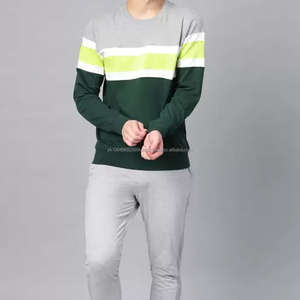 OEM nueva venta al por mayor de cuello redondo pulóver en blanco de peso pesado 100% algodón logotipo personalizado de cuello redondo de gran tamaño hombres sudadera - Product Image 4