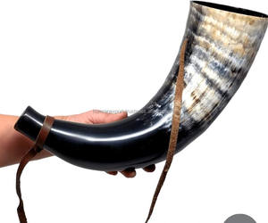 Cuerno para beber impermeable estilo Animal pulido hecho a mano de alta calidad precio al por mayor para guerreros vikingos DE LA India - Product Image 1