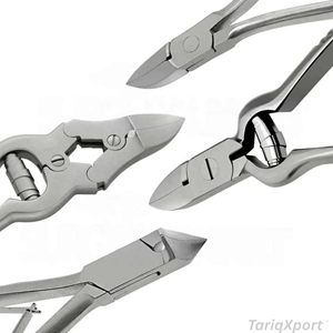 Coupe-ongles en acier inoxydable à double action et double mâchoire concave, ouverture large pour les ongles des bébés - Coupe-ongles professionnel durable - Product Image 6