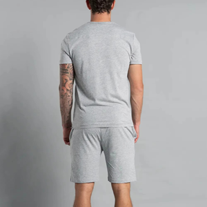 Wholesale Men T Shirt and Shorts <b>Set</b> Breathable Gym Sports Training Wear Clothing <b>Set</b> OEM Manufacturer - Product Image 2