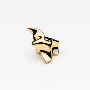 Creative Metal Cabinet Knob Brass Minimalist Furniture Shinny Gold Durable Modern Eco-Friendly Unique Design <b>Hardware</b> Knobs - Product Image 1