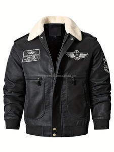 Chaquetas de moda de cuero Premium de alta calidad de nuevo estilo para hombre personalizado mejor diseño con material de tela Precio de Venta caliente - Product Image 6