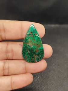 Piedra preciosa de crisocola malaquita 100% natural de alta calidad, cabujón verde, piedra suelta para la fabricación de joyería. - Product Image 4