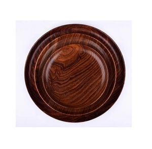 Plato Redondo de Madera de Estilo Elegante, Hecho a Mano, Diseño Minimalista, Platos y Vajillas Personalizadas en Oferta - Product Image 5
