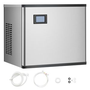 Macchina per il Ghiaccio Industriale da 300 Libbre/24h per Cucine Commerciali, in Acciaio Inossidabile da 20 Pollici, con Pulizia Automatica e Produzione Programmata - Product Image 1