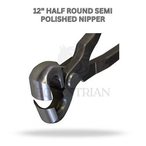 Pince à sabots semi-polie de 12 pouces, durable, outil vétérinaire pour l'entretien des sabots de chevaux et de bovins, ajustable, pour l'équitation - Product Image 2