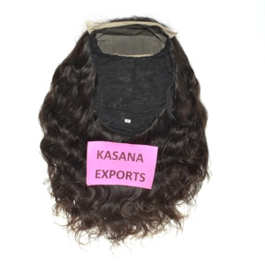 Perruque tendance en cheveux humains indiens sans colle, dentelle HD, noir naturel, ondulations souples, ligne de cheveux pré-épilée, facile à porter pour débutantes - Product Image 2