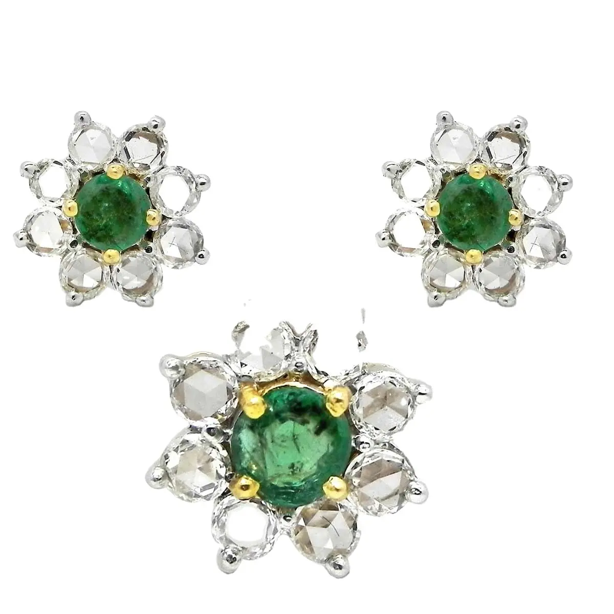 Set di diamanti reali per donne all'ingrosso prezzo IGI & Ingemco certificati Top gioielli in diamanti in India facile da indossare ciondolo
