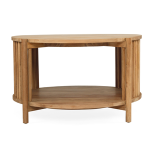 Mesa de centro de jardín de estilo moderno, muebles con marco de madera de teca para jardín, hogar y Hotel, mesa de centro de teca - Product Image 4