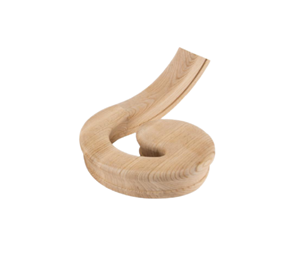 Top Trending Solid Wood Hard Maple Handrail Elbow Connector Staircase Railing Joint Smooth Finish Minimalist Design - Product Image 2
